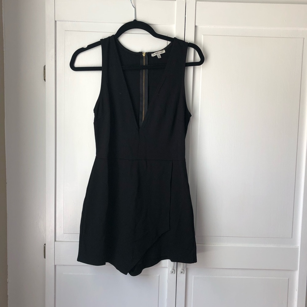 Charolette Russe Black Romper